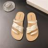 Women's summer outer wear new home cover toe slippers flat bottom sandals