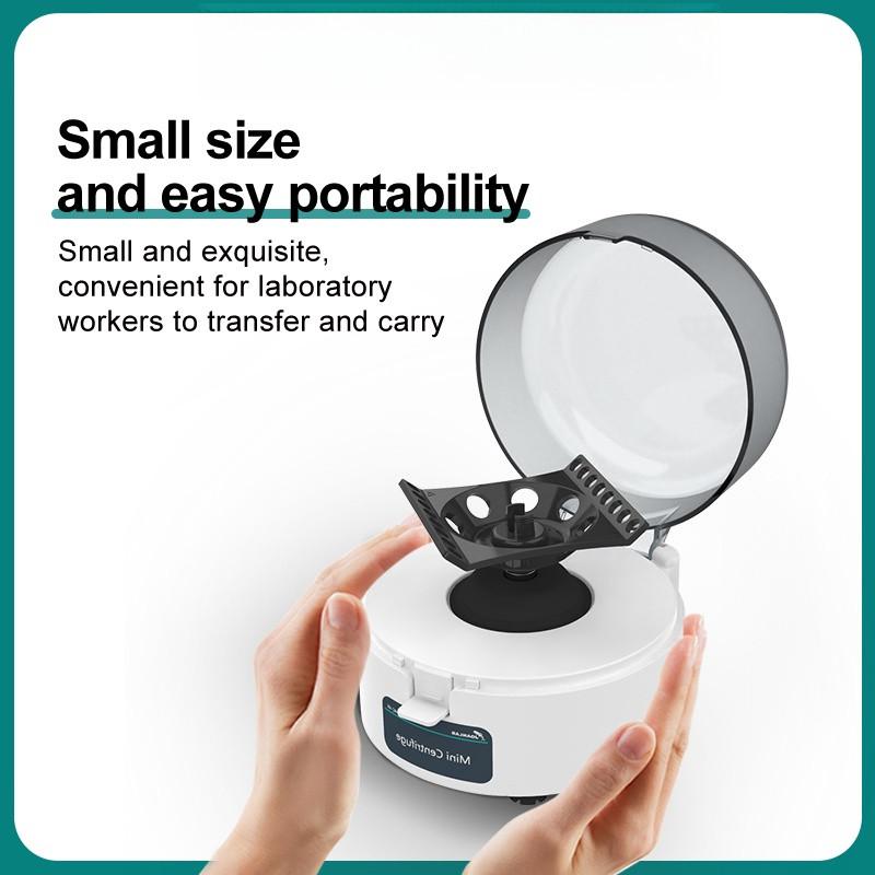 Digital Display High-Speed Plasma Centrifuge Laboratory Microcentrifuge Mini Portable PCR Centrifuge Machine
