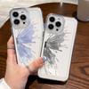For iPhone 15 Pro Max Case Luxury Gilt Butterfly Clear Silicone Cover For iPhone 14 Pro Max Funda iPhone 13 12 11 16 16E 17 Air
