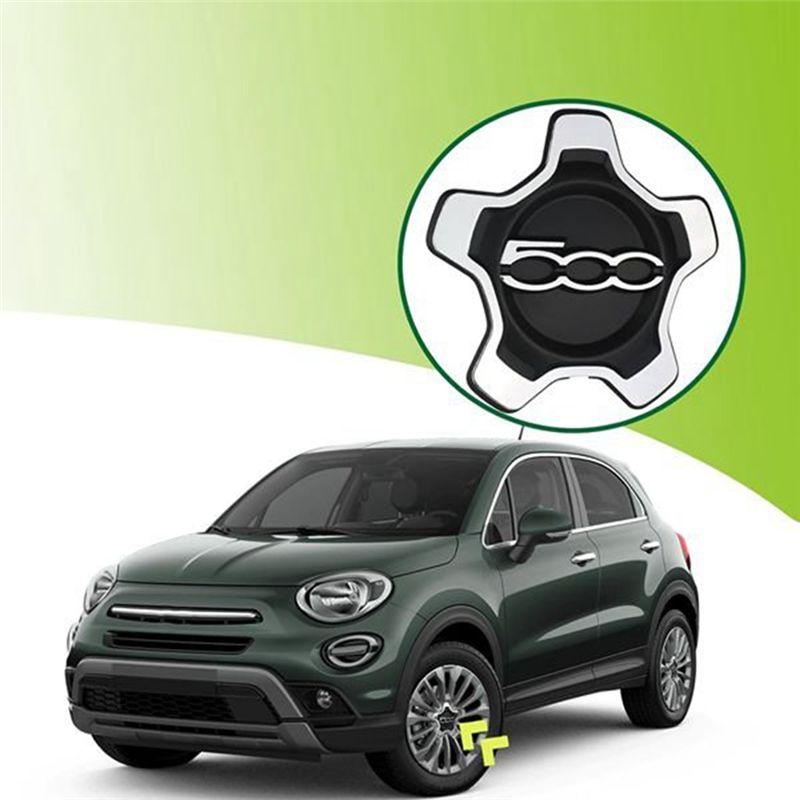 P-Premium-Car Wheel Center Cap Cover 6AN69LXHAA 735626312 For Fiat 500X 2016-2022 Dust Cover Car Accessories