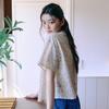 Thursday Island Women Flower Pattern Round Collar Blouse T264mbl291w
