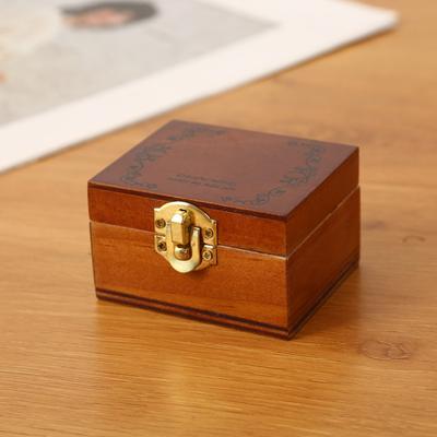 1:12 Puppenhaus Vintage Mini Holz Koffer Aufbewahrungsbox Modell Puppenhaus Möbel Dekoration Puppenhaus Heimzubehör