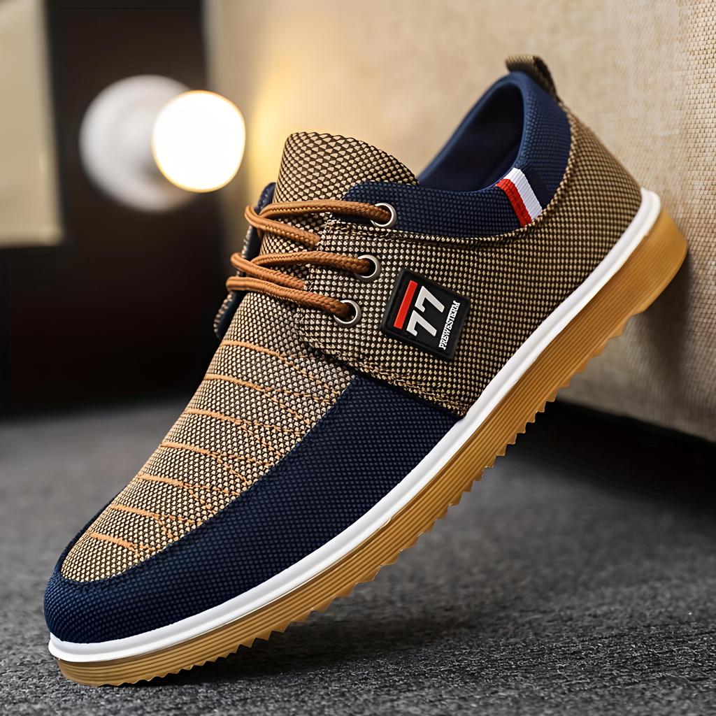 

Мужская повседневная парусиновая обувь, дышащая износостойкая нескользящая обувь на шнуровке для активного отдыха, весна-лето и осень 42