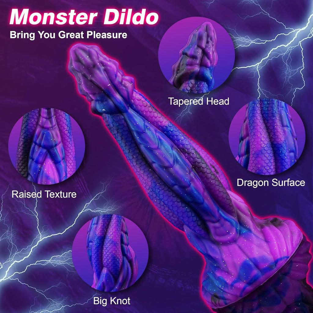 Mixed Color Irregular Dragon Scale Anal Plug Soft For Men And Women  Expanding Vagina And Anus SM Masturbator  Harem Irregular Silicone Dildo