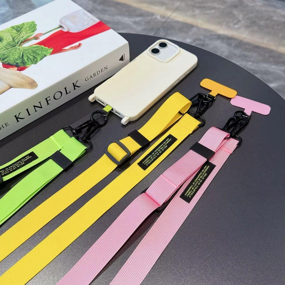 Adjustable Phone Shoulder Strap Crossbody Phone Hanging Rope Mobile Phone Lanyard Women Ladies