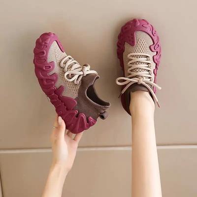 Modne Sznurowane Botki na Platformie Kobieta Buty 44 Buty Damskie Botki Sportowe na Wyprzedaży Tenids Słynne Odjazdowe Sneachers Donna