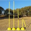 2 Stück Mehrzweck-Wassergefüllte Fußball-Trainingsbasis Wasserinjektionsbasis für Fußball-Agility-Übungen und Feldausrüstung
