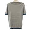 HERMES  L  Short sleeve T-shirt gray/white cotton mens