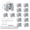 Stainless Steel Wall-Mounted Mop and Broom Holder, Punch-Free Clip for Bathroom Storage