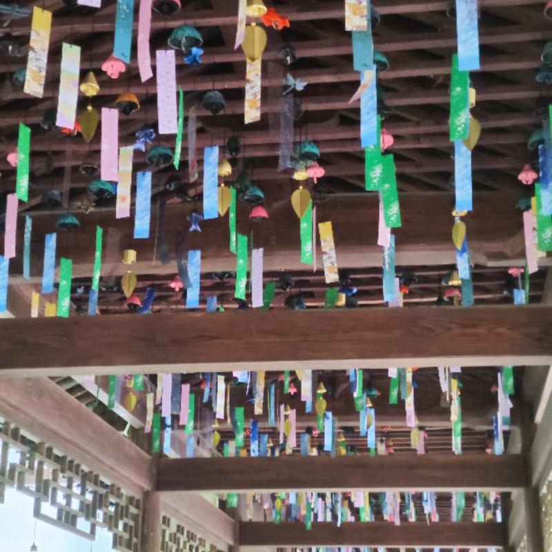 Japanese Style Southern Cast Iron Wind Chime Courtyard and Wind Hanging Decoration Meteor Shower Wishing Bell Shengrong Hall