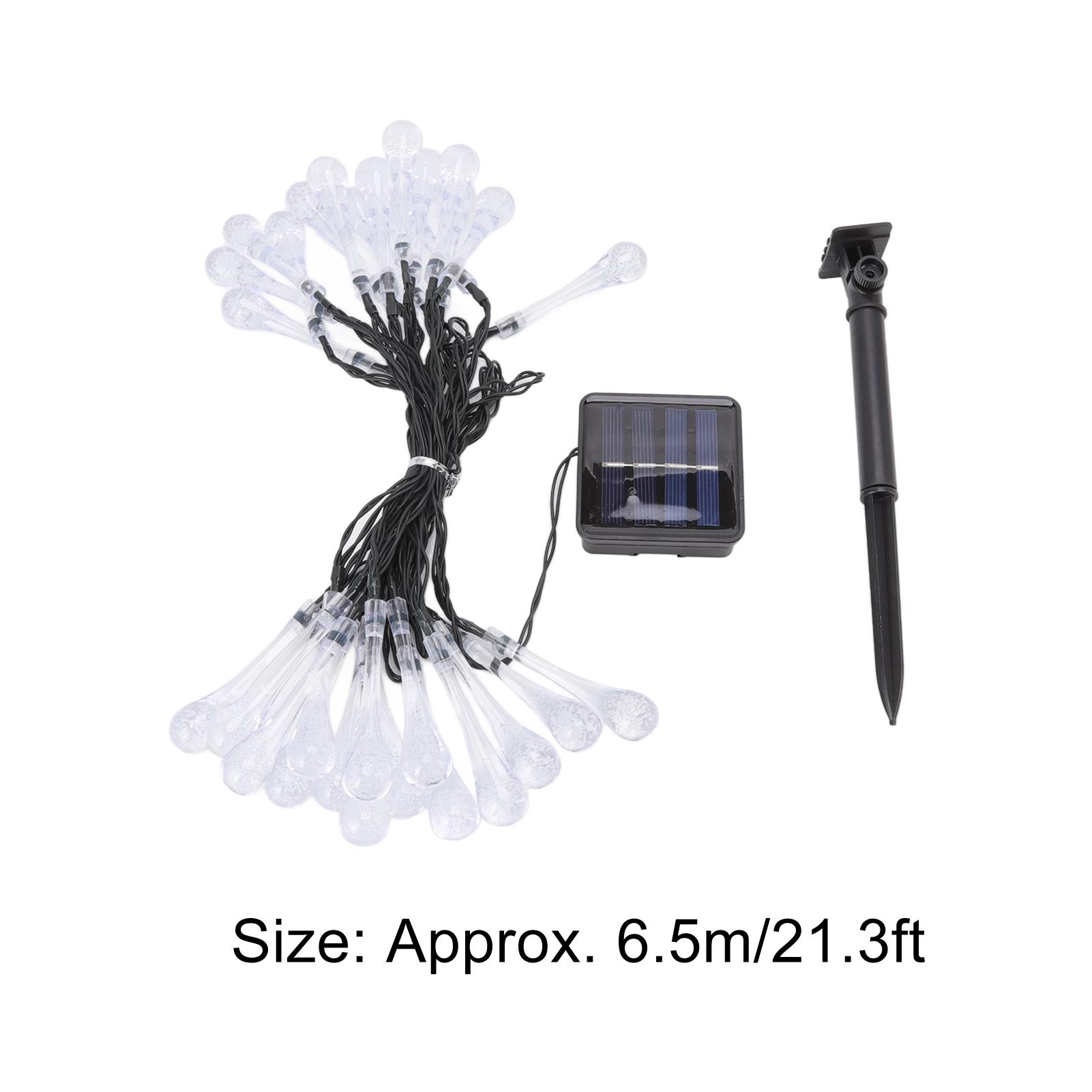 

Solar String Lights 21 Feet 30 LEDs Waterproof Energy Saving Ambient String Lights for Outdoor Courtyard
