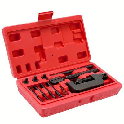 Outil de Rivetage de Chaîne de Moto Vélo, Séparateur, Outil de Rivetage, Ensemble d'Outils de Réparation, Lance Goupille de Chaîne, Poignée de Presse, Riveteuse de Chaîne de Moto