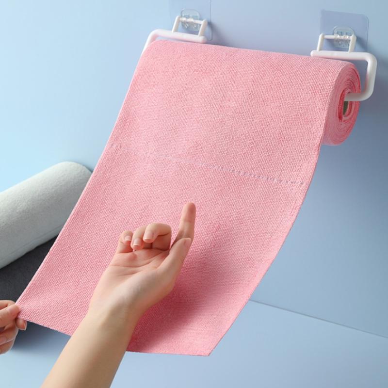 1 Rolle/20 Stück Mikrofasertücher Wiederverwendbare fusselfreie Tücher für die Küche Superabsorbierende, schnelltrocknende Küchentücher