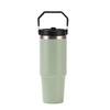 30 Oz Thermos Bottle and Straw Cup Thermal Coffee Cups Travel Camping Portable Sealed To Prevent Leakage Straw/Flip Water Bottle