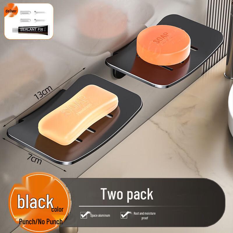 Wandmontierter ablaufender Seifenhalter