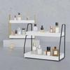 Bathroom Counter Organizer 2 Tier Decor Multipurpose Makeup Skincare Shelf Perfume for