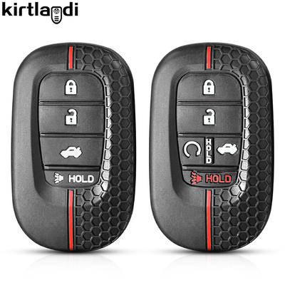 Silicone Car Remote Key Cover Keychain Holder Key Case For Honda HRV CRV Freed Accord Civic 2021-2024 Civic 11th