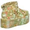 UGG Klasyczne Botki Na Platformie Ultra Mini Collina Strada Zielone Kwiatowe 1170937-GRNF
