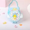 Kids' Handmade Cream PVC Crossbody Bag with Mirror Accessory