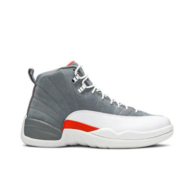 Air Jordan 12 Retro 'Cool Grey' (Unisex) Cool Grey / White-Team Orange Vintage Basketball Shoes 130690 012
