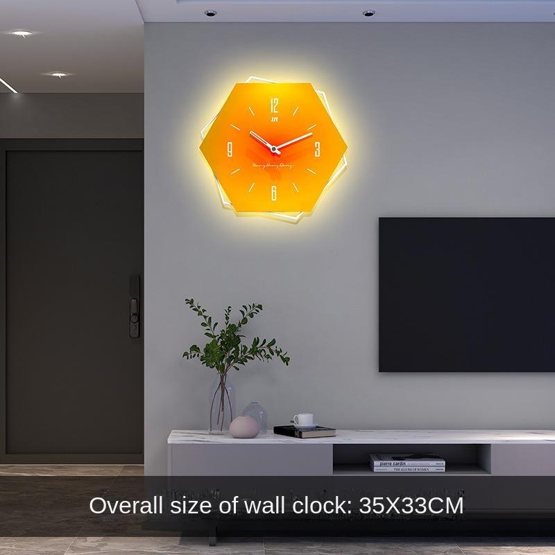 Hi Fashion Home Decoration Wall Clock Living Room Clock Creative Personality Art Ornaments