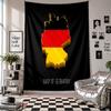 Deutsche Fußballnationalmannschaft Wandteppich Heimdekoration Wandbehang Tuch für Schlafzimmer Wohnzimmer Hintergrund