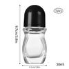 30ml Glass Bottles with Lid Secure and Reusable Storage Container Leak Proof Glass Bottles for Beauty Enthusiasts