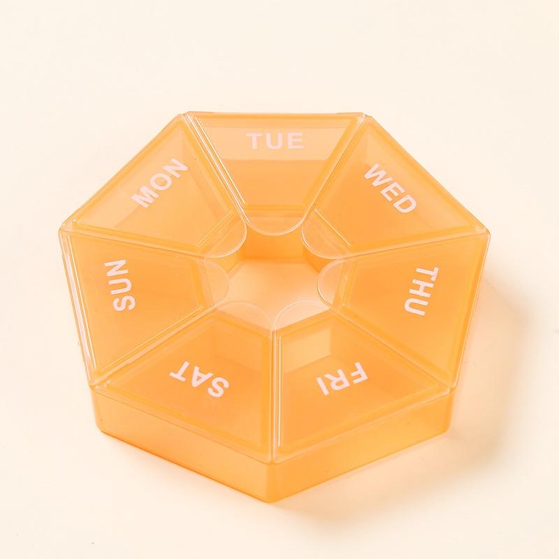 New Hot 7 Days 7 Grids Mini Premuim Portable Travel Vitamin Pill Box Cases Container Organizer Storage Tablets Medicine FishOils