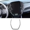ABS Carbon Car Navigation Screen Frame Trim Accessories For Subaru WRX -