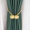 1Pc Magnetic Curtain Tieback High Quality Holder Hook Buckle Clip Curtain Tieback Polyester Decorative Home Accessorie WBL