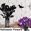 Halloween Flowers Gothic Black Halloween Floral Centerpieces Halloween Bouquet Bendable Fake Flowers With Eyeball Black Gothic