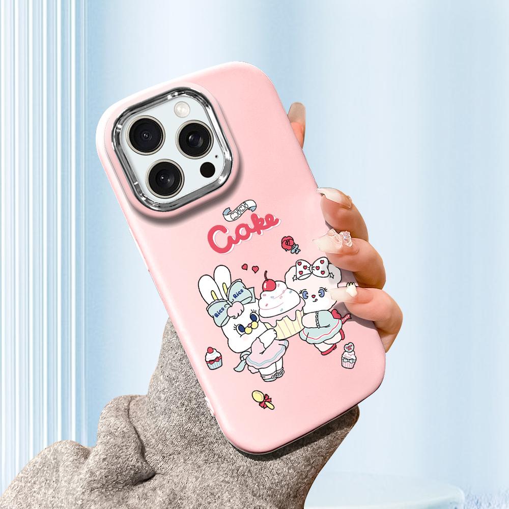 For iPhone 15 14 13 11ProMax 14 15 16 Samsung S25 S24 S23 S22 Redmi 10 13 14C Cartoon Black Cat Silver Edge Soft Liquid Silicone Protective Casing