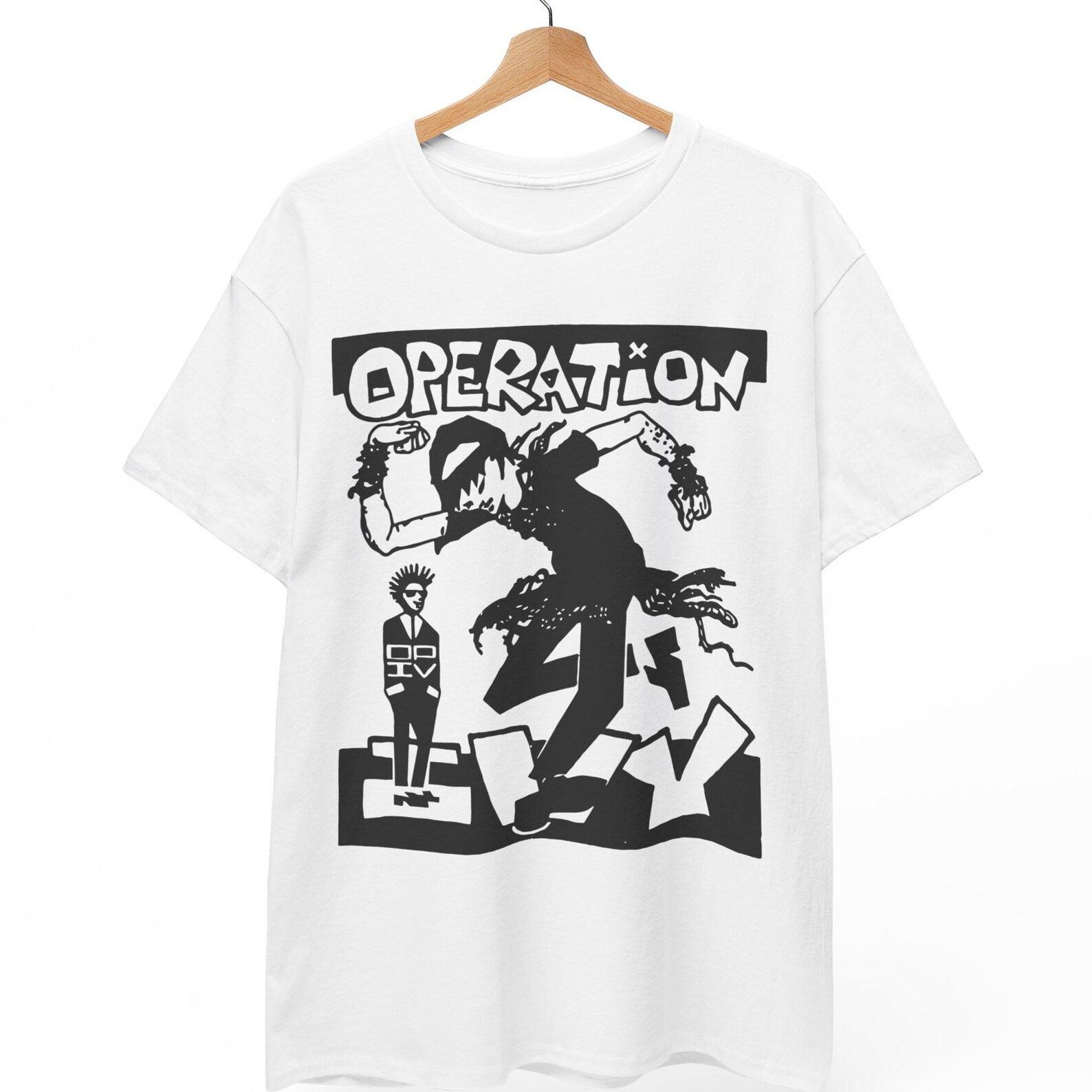 Operation Ivy Shirt | Punk Rock Music Band T-Shirt | Energy Ska Core Tee | Gilman Street Berkeley Punk Merch | Jesse Michaels Lint Graphic 4XL