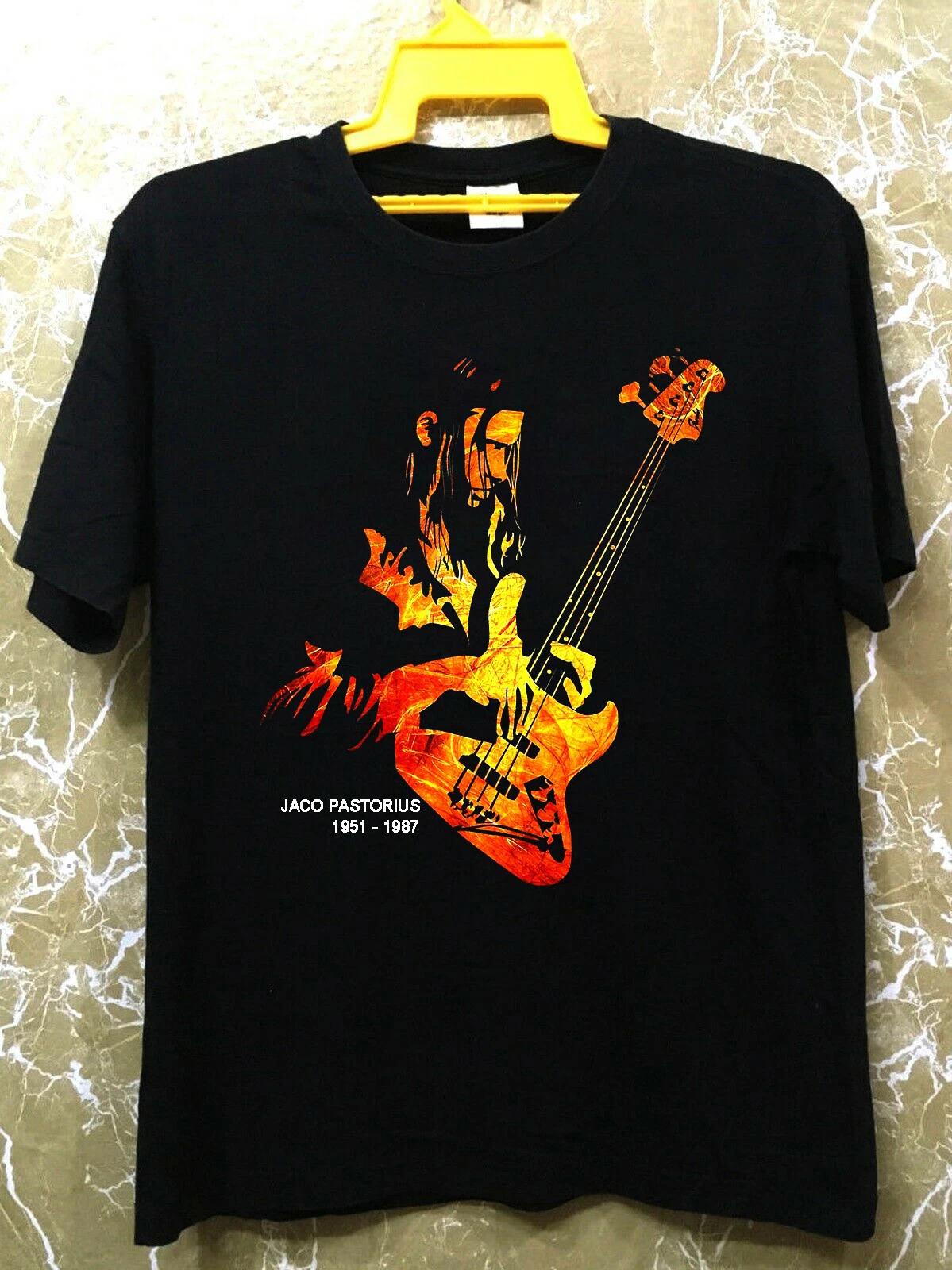 Men s and Women s T-shirts Jaco pastorius punk jazz bass player heavy cotton XL