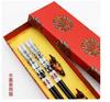 wood chopsticks 2 pairs with holders Chinese characteristics China Affairs presents best gift chopsticks souvenir