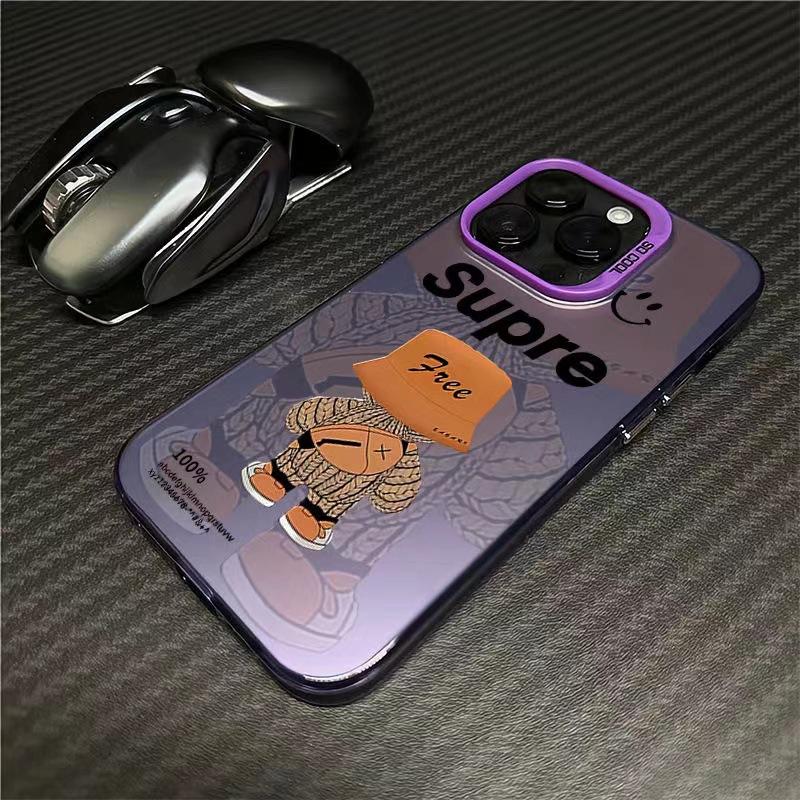 

Медведь Подходит для Apple 16pro Аниме 15promax Чехол для мобильного телефона Iphone14 Креативный 13mini12 iphone7p/8p