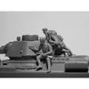 ICM 1/35 Scale Soviet Army T-34/76 Tank-Mounted Infantryman with 4 Figures Plastic Model Kit 35368