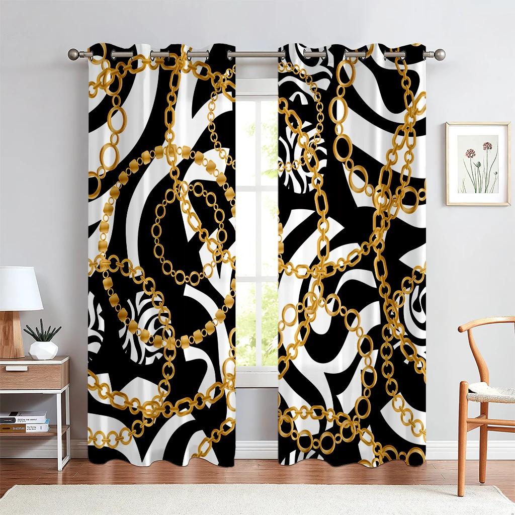 

2 шт. Роскошные красные золотые абстрактные геометрические дешевые шторы на окна для гостиной, детской спальни, ванной комнаты, кухни, двери, домашнего декора W60xH100(CM)x2pcs&Rod Pocket