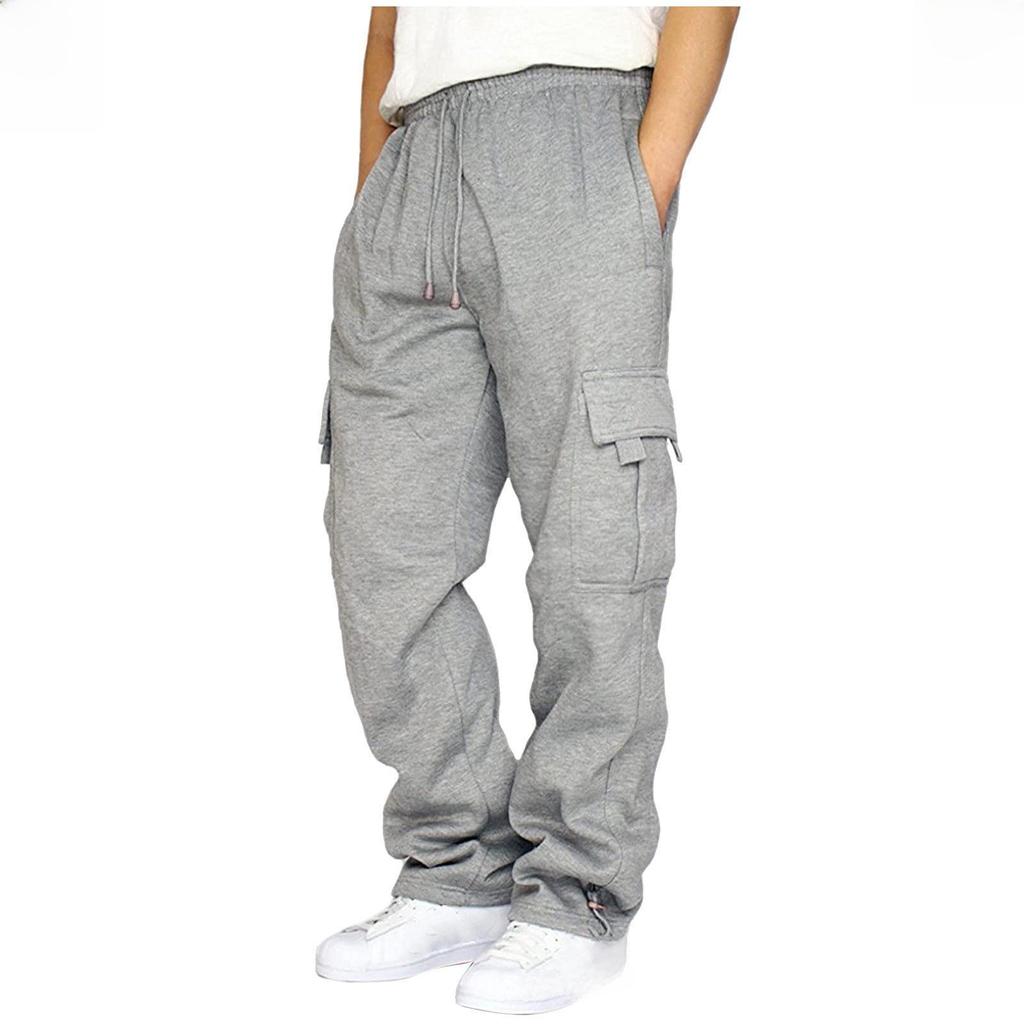 Męskie spodnie dresowe wysokiej jakości: Pogrubione, 6 Rozmiarów, 7 Kolorów, Styl Casualowy Workwear
