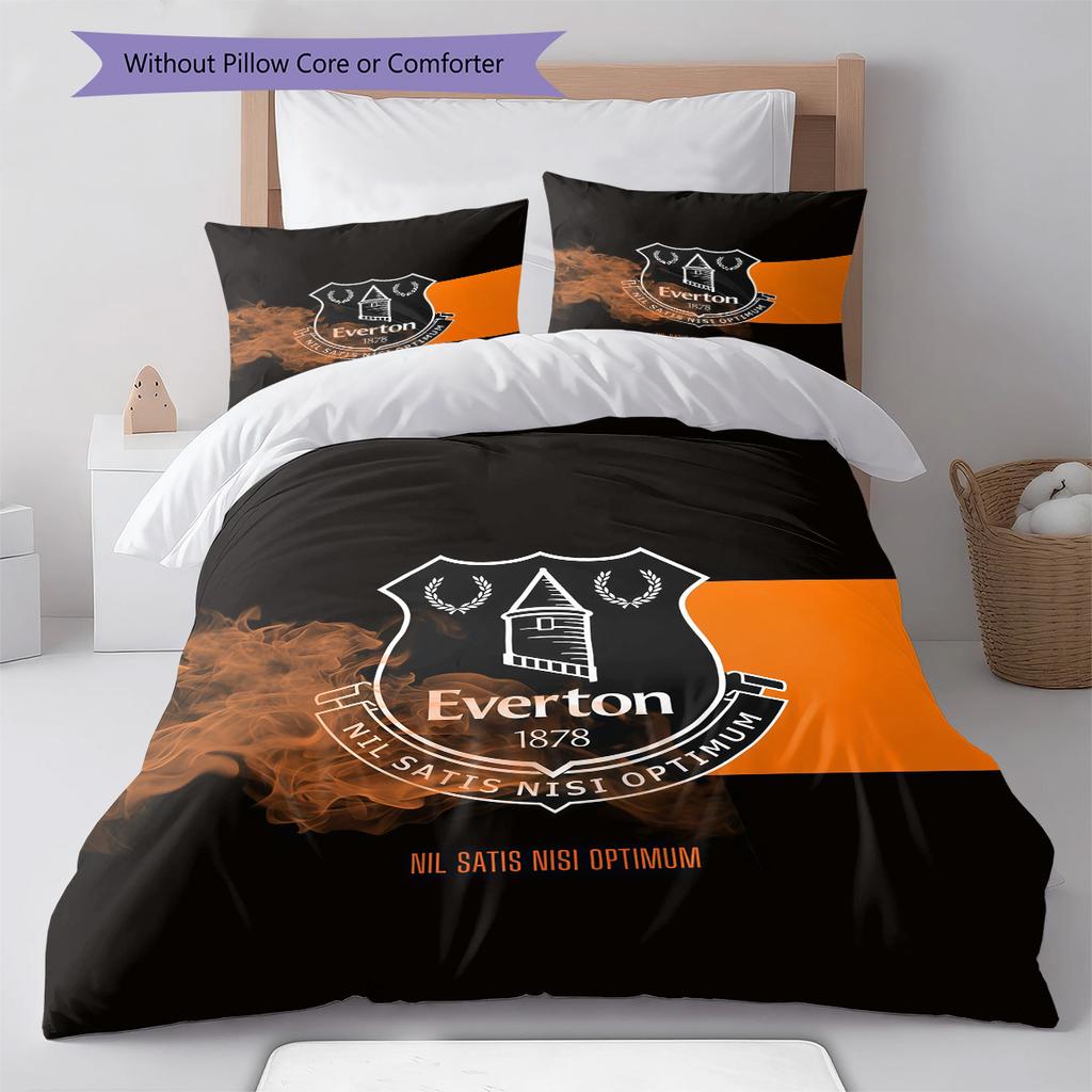 The Toffees logo  Bedding Quilt Set Quilt Cover Pillowcase Home Decoration Birthday Gift (1 * duvet cover + 2 * pillowcase, without core)