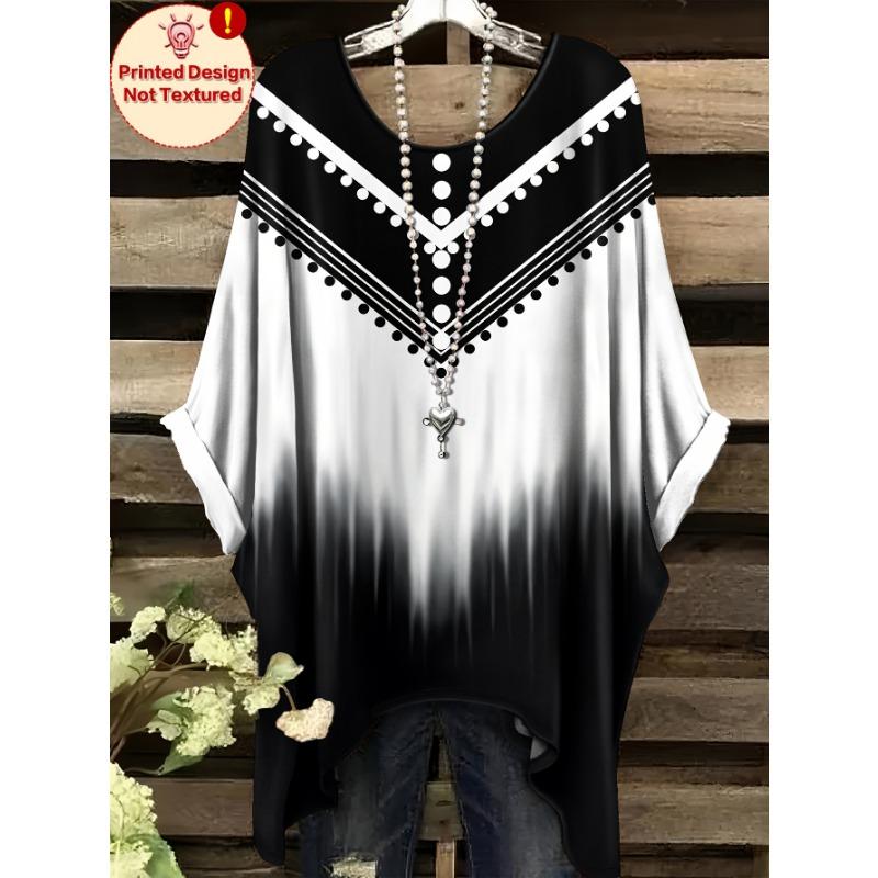 

Creative graphic printed short sleeves, suitable for daily commuting in all seasons 1XL