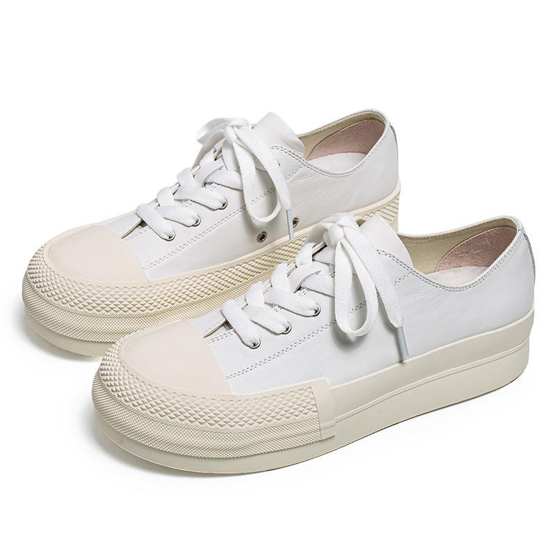 

3172 big head shoes men s spring new leather platform casual shoes star college style niche board shoes 44 - leather shoe size