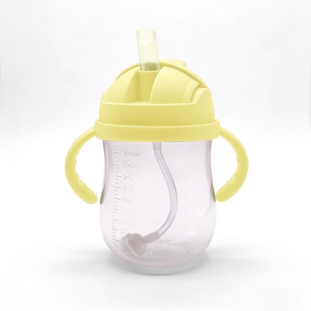 Neugeborenen Babyflasche Schnabeltasse - Tritan Strohbecher, Tropf- und auslaufsicher, Ideal für Säuglinge und Kinder