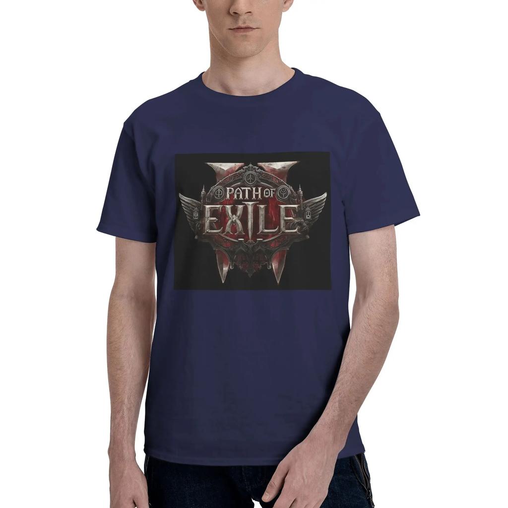 Path of Exile 2 100 Cotton TShirt Mens Fashion T Shirts Men Round Neck Short Sleeve S6XL