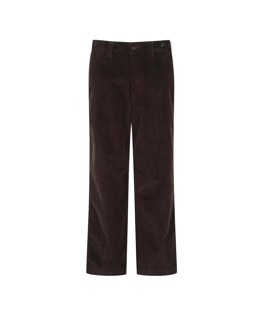 SIECLE Loose Corduroy Pants (Brown)