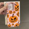 Halloween Pumpkin Phone Case for iPhone 16 Pro Max/17 Pro with Large Camera Cutout