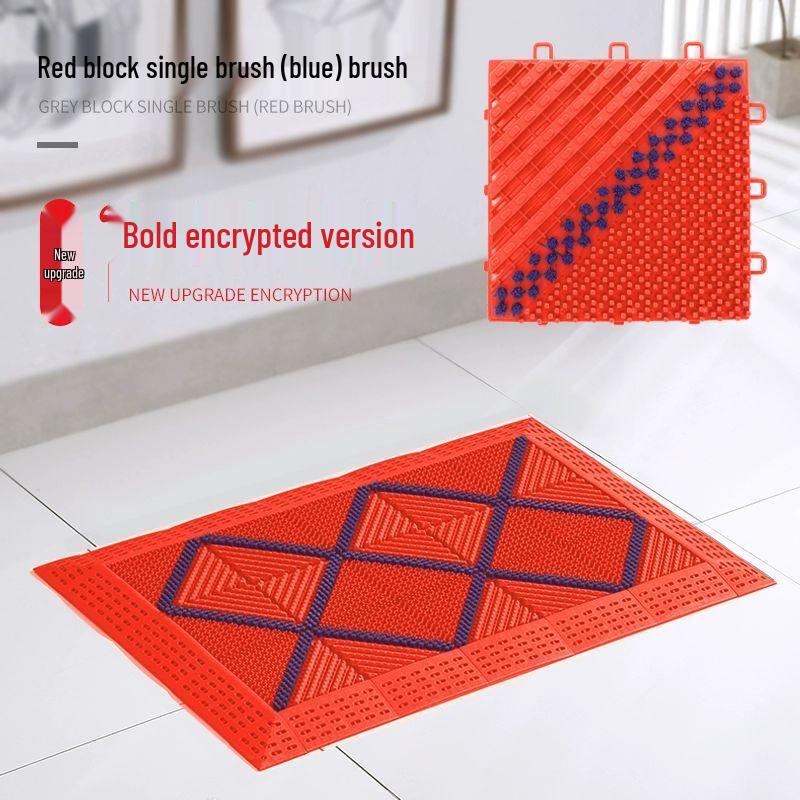 Outdoor Non-Slip Dirt-Wiping Plastic Entrance Mat