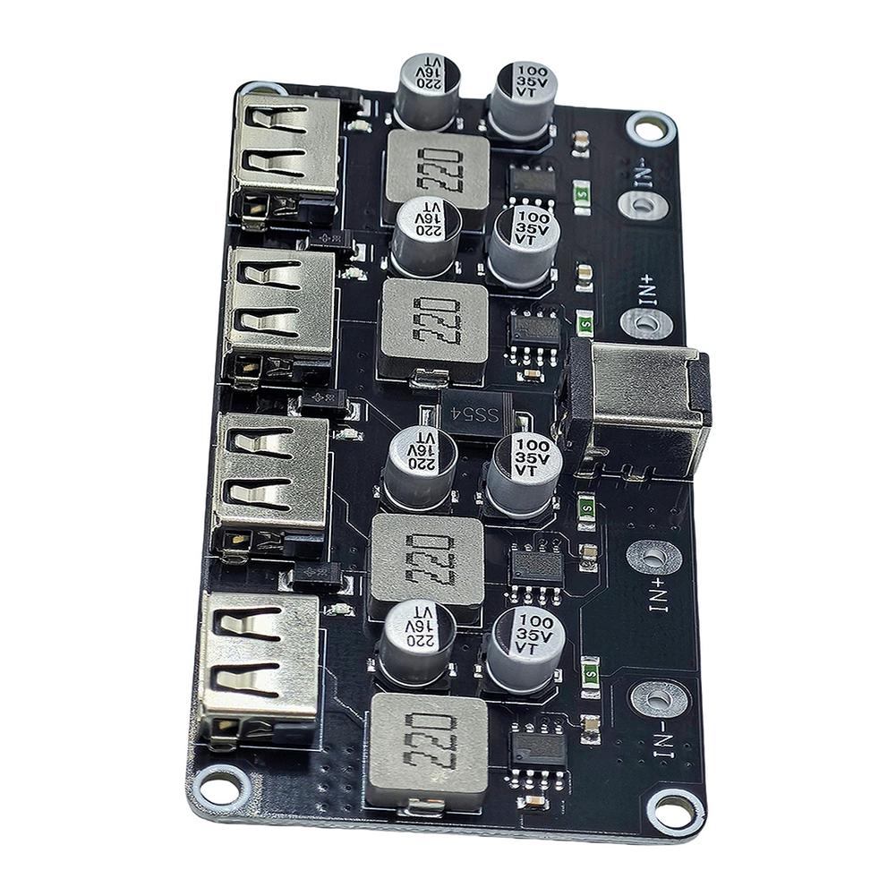 QC3-.0 Step Down Converter Module 24W Max Output 6 To 32V Input Range 5V 3.4A 9V 2.5A 12V 2A Fast Charging Circuit Board For Car