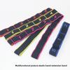 Multi Stage Yoga Stretch Band Latin Dance Stretch Band Correct Posture 8 Grid Elastic Band Digital Band Pose Band