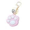Mini Fidget Toy Lovely Portable Funny Cat Paw Push Fidget Game Keychain for Children